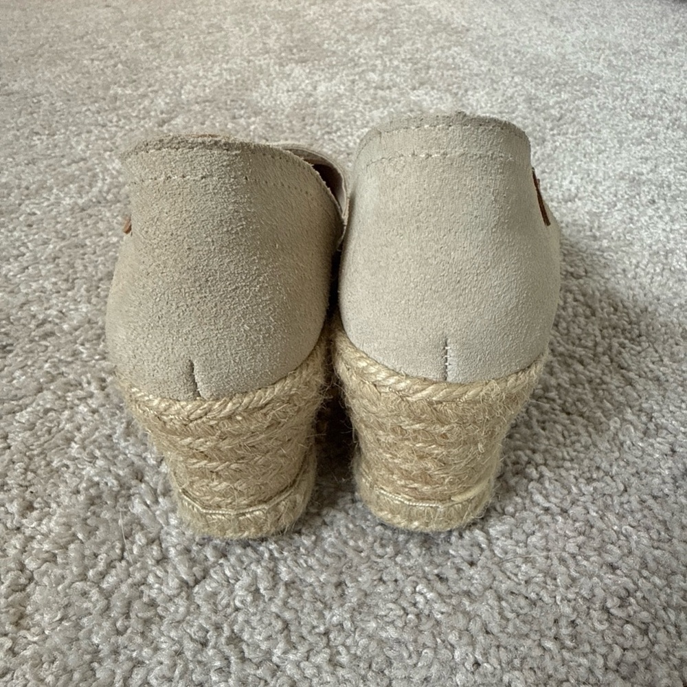Verbenas Espadrilles Size 37/6.5 Geniune Leather Suede made in Spain Vacation - Picture 4 of 8